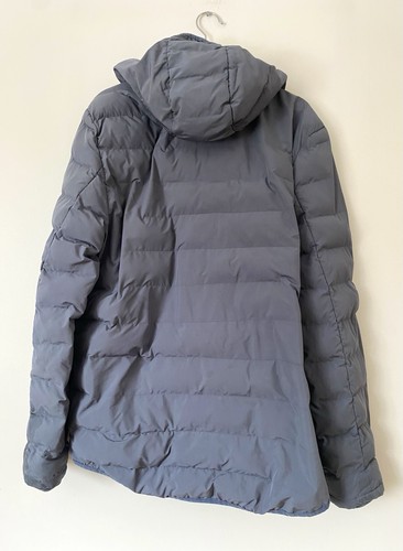 Fred Perry Herren blau - grau isoliert Kapuze Jacke Puffer Mantel Größe L Large - Bild 8 von 8