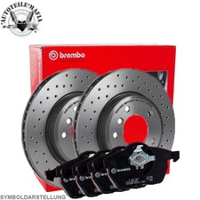 Brembo Bremsensatz gelocht SPORT HINTEN Ø 240mm Alfa 145 Fiat Bravo Marea