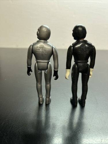 VINTAGE 1983 GAY TOYS LASER FORCE SILVER PILOT ACTION FIGURES 3.5” W17 - Picture 2 of 2
