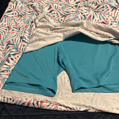 Kimmery Floral Golf Tennis Skirt Skorts Soft Knit Stretch Pull On 2x pickle ball - Picture 5 of 5