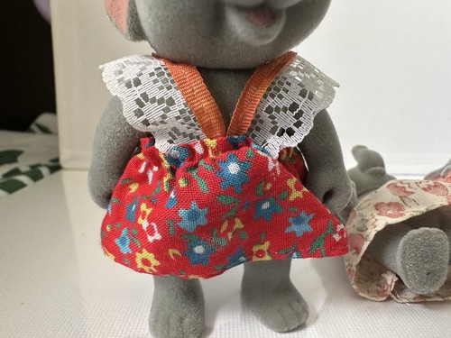 RARE Sylvanian Families Forest Families Baerenwald Elephant Family Simba 1980s - Picture 11 of 14