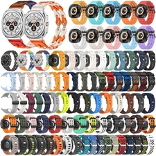 For Samsung Galaxy Watch Ultra 47mm 2025 Silicone Watch Band Strap Replacement