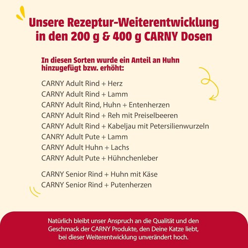 animonda Carny Adult Herzhafte Variation Katzennassfutter, 12 x 400 g - Bild 4 von 5