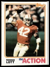 1982 Topps #487 Ronnie Lott