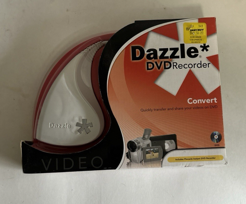 Dazzle DVD Recorder  VCR VHS Camcorder Convert S-Video/RCA to USB PC DVD Burner - Picture 1 of 8