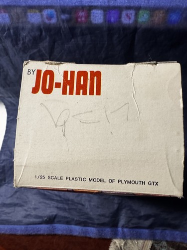 Original Jo-Han Plymouth GTX 69 Platinum Met 1 Promo Auto Leerkarton - Bild 5 von 6