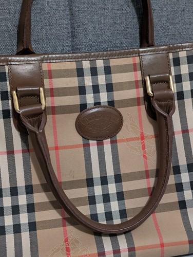 Vintage echt Burberrys Tasche Handtasche Nova Check Canvas - Bild 3 von 14