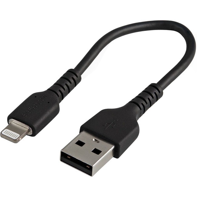 Прочный черный кабель USB-A to StarTech 6 дюймов/15 см (rusbltmm15cmb)