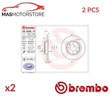 BREMSSCHEIBEN SATZ PAAR VORNE BREMBO 08A26811 2PCS P FÜR SMART FORTWO 1L,0.9L