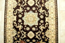 14X4 SPECTACULAR MINT HAND KNOTTED VEGETABL DYE 300KPSI WOOL TABRIZZ RUG RUNNER