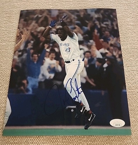 JOE CARTER SIGNIERTES 8 X 10 FOTO TORONTO BLUE JAYS WORLD SERIES HR JSA AUTH #CB76729 - Bild 2 von 3