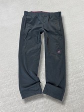 Adidas Track Pants Women’s Size Medium Black Purple Logo Designer Y2K Streetwear