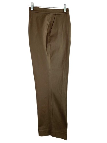 St. John Womens Taupe Trousers Dress Pants Size 10 NWT High Rise Short 6387 - Picture 4 of 13
