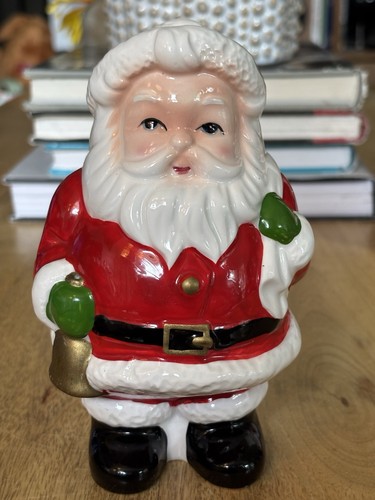 Antiguo GEO 1986. Z. LEFTONS Papá Noel Navidad 6" Servilletero Corea - Imagen 6 de 11
