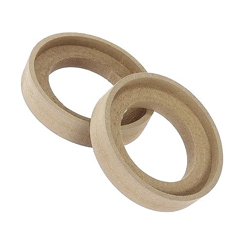  2Pcs Car Speaker Spacer Ring Adaptor Brackets Mounting Rece