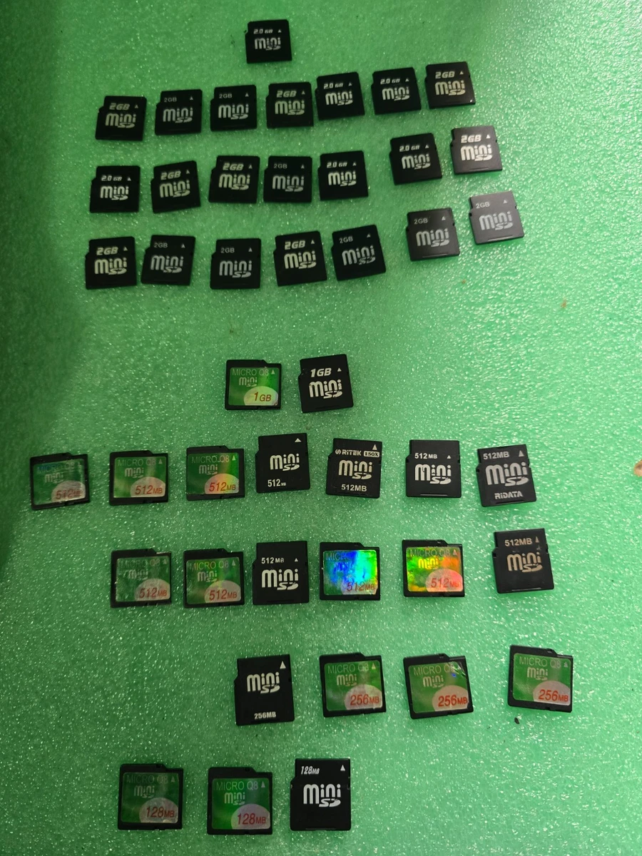 b-caスカード9枚　mini2枚 MiniSD 2 GB Camera Memory Cards for sale | eBay