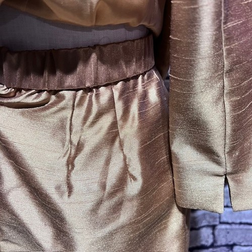 Alex Evenings Gold Jacke & passender Rock Anzug Größe 8P - Bild 9 von 10