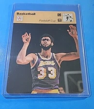 1978 SPORTSCASTER BASKETBALL #30-12 KAREEM ABDUL-JABBAR  LAKERS ITALY EX-MINT+