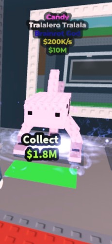 200k a second Candy Tralalero tralala - Steal a Brainrot - Secret