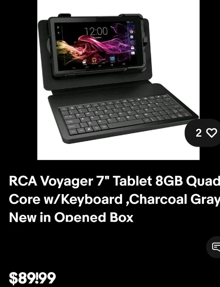 2 TABLETS-1 RCA Voyager 7 16GB & RCA 7 Voyager II Tablet HD Display 8GB Bundle - Image 4 of 4