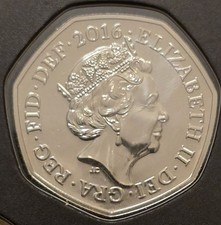 2016 BRILLIANT UNCIRCULATED 50p Fifty Pence Royal Shield Coin - BUNC / BU  RARE