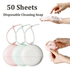 Disposable Boxed Paper Soap Travel Portable Hand Washing Box Soap Tablets
