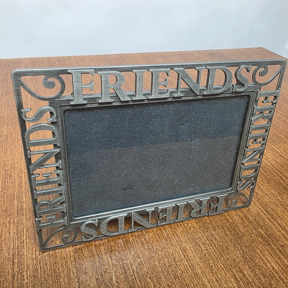 Metal Frame 4x6" Friends Table top or Wall Brushed Metal Matte Finish - Image 2 of 4