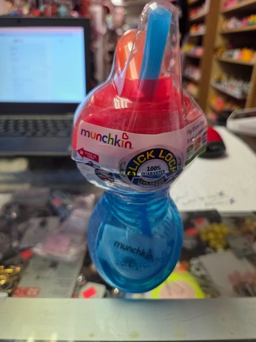 Munchkin Click Lock 9oz Flip Straw Cup Leak Proof Technology - Picture 5 of 6