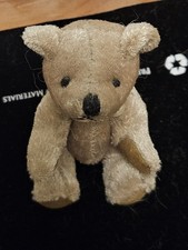 Small-scale Collectors' Item 5-way Jointed Miniature Plush Teddy Bear Not Boxed