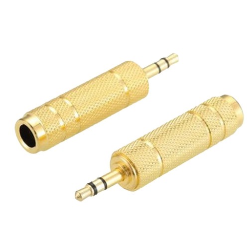 Adaptateur Home Audio Professionnel Audio 6,5mm à 3,5mm Transmission Sonore Clair - Photo 2/26