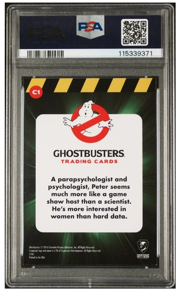 Bill Murray / Dr. Venkman Ghostbusters Cryptozoic SILVER Foil - Image 2 of 4