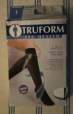 Truform M Medical Compression Socks 15-20 mmHg Nude Knee High Closed Toe