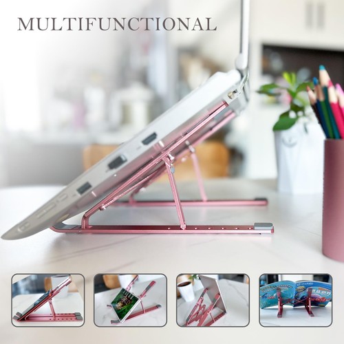 Laptop Stand for Desk, Ergonomic Lap Riser, Portable Laptop Stand, Aluminum L... - Picture 5 of 6