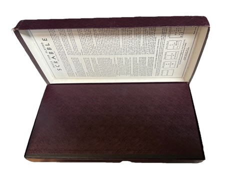 Scrabble Crossword Game Vintage 1950s Selchow & Righter Complete - Picture 2 of 4