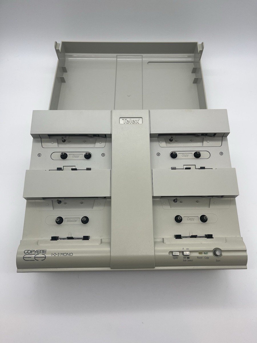 Telex Copyette EH 1-2-3 Audio Cassette Tape Duplicator 300350100