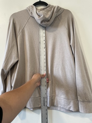 Sudadera con Capucha Vuori Para Mujer M Marrón Pullover Halo Gran Tamaño VW279 Athleisure Elastizada - Imagen 4 de 5