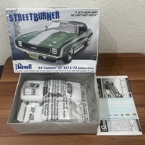 Revell Street Burner 69 Camaro SS 427 L72 Baldwin Motion - Open Box