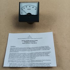 DAYTON 12G410 ANALOG AC VOLT PANEL METER 0-500V AC (RISH VISTA 212)