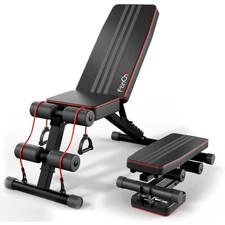 Folding Weight Bench Home Gym 660 lbs Capacity Multi-Functional Workout Bench