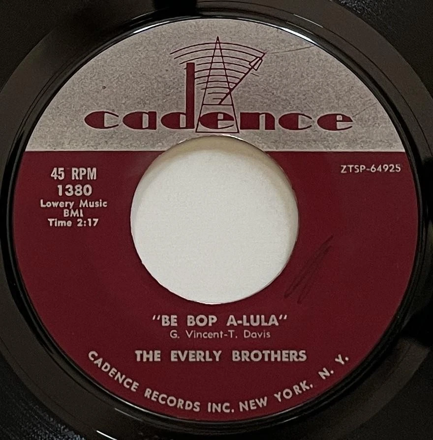 The Everly Brothers When Will I Be Loved / Be Bop A-Lula 45 rpm EX Cadence - Image 2 of 2