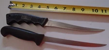FILLET KNIFE LOT OF 2 FORSCHNER & SHARP BRAND 6" BLADES
