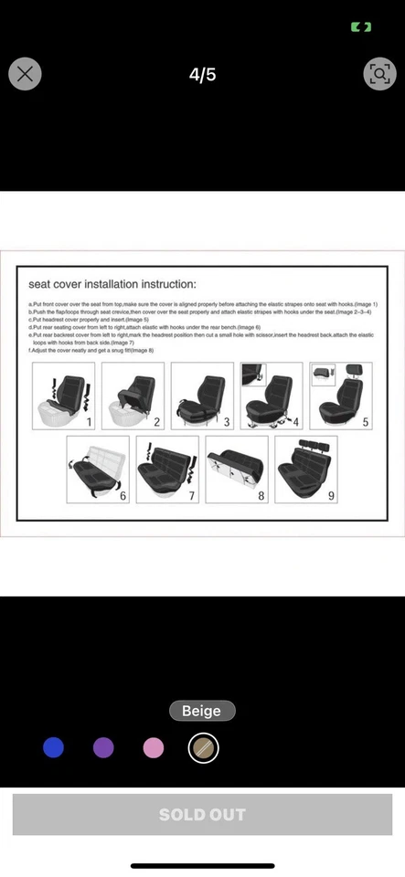 Fundas de asiento Jeep Grand Cherokee color tostado y negro mariposas y coronas más Foto 4 de 4