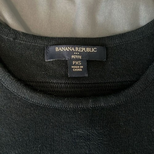 Banana Republic Factory Black Sweater Dress Size XS Petite - Picture 6 of 8