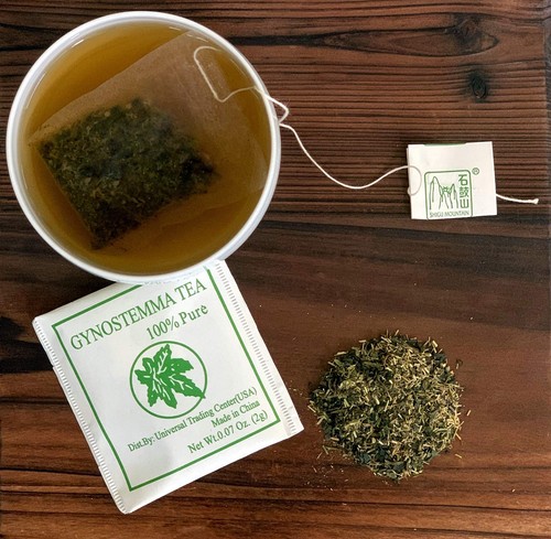 Gynostemma Tea (Jiaogulan Tea) 100 2g Green Tea Bags - Picture 3 of 4