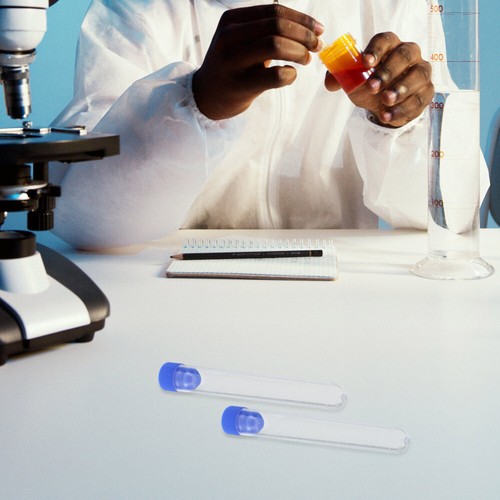 50 Pcs Plastic Test Tube Sampling Clear Tubes Replacmenets Scientific Party - Picture 12 of 12