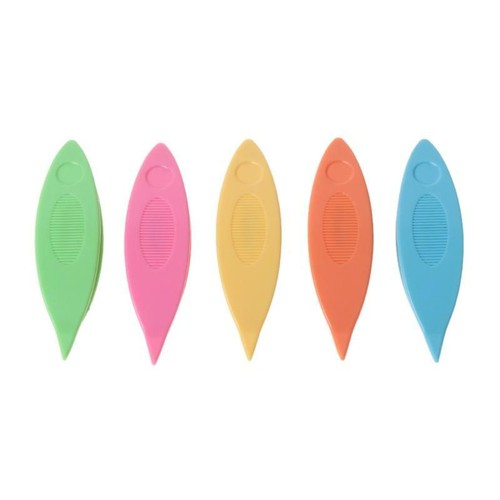 5Pcs Hand Lacemaking Craft Tool Plastic Tatting Shuttle Lace Making Kits Set - Picture 5 of 9