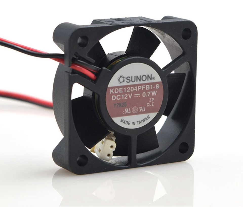 SUNON Cooling Fan KDE1204PFB1-8 12V 0.7W 4CM 4010 40mmx40mmx10mm 1.6"x1.6"x0.4" - Image 2 of 3