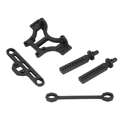 NEW RPM Traxxas T//E-Maxx Shock Tower//Adjustable Mount Black 80162