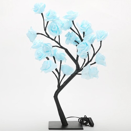 LED Rosenbaum Licht, 24 Rosen, USB, Nachtlicht, Deko, Geschenk Valentinstag - Bild 8 von 8