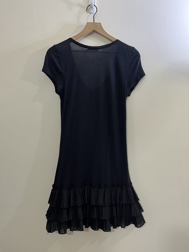 Vtg Y2K Juicy Couture Gothic Witchy Whimsigoth Ballet Indie Minimalist Dress M - Picture 7 of 12